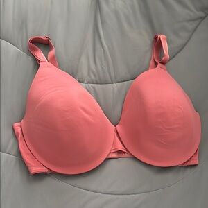 Warner's Pink T-Shirt Bra with Underwire Support